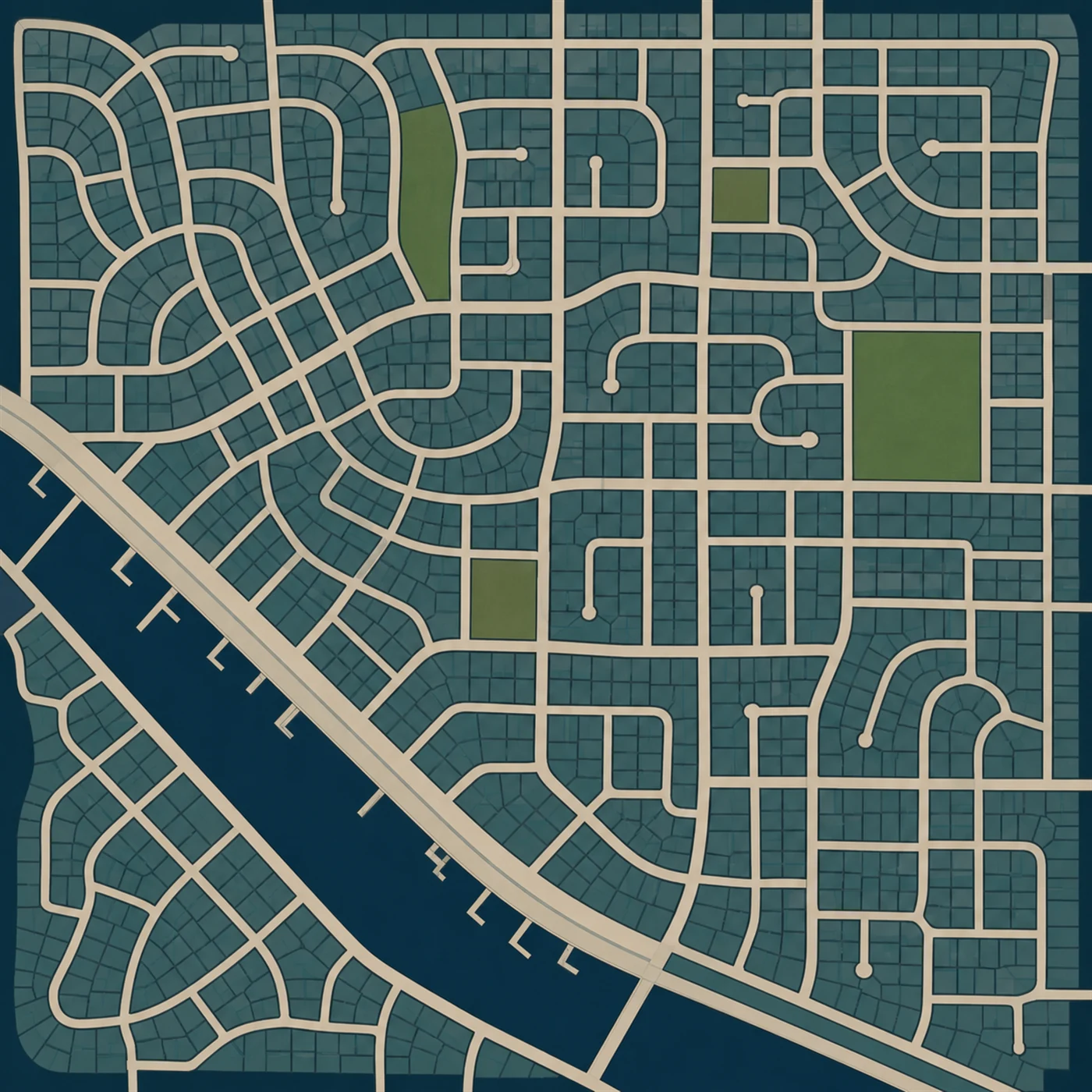 Map of the neighbourhood